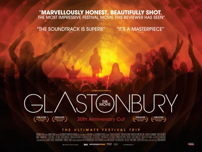 Glastonbury movie 30th QUAD POSTER