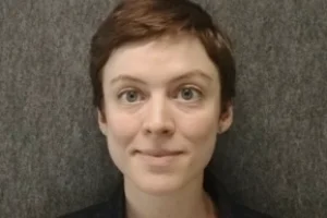 A photograph of Quay Arts trustee Lilly Blacksell.