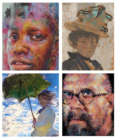 Large portraits